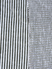 Load image into Gallery viewer, Olive & Ivory Jacquard Vertical Stripe Sweater Knit