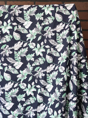 Load image into Gallery viewer, Flora & Fauna on Navy 100% Cotton Jersey