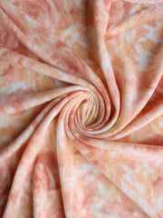 Load image into Gallery viewer, Apricot Brushed Roses Alpaca Soft Brushed Sweater Knit