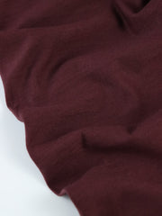 Load image into Gallery viewer, Burgundy Kerry 100% Superwash Wool Jersey Knit | By The Half Yard