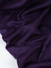 Load image into Gallery viewer, Dark Purple Kerry 100% Superwash Wool Jersey Knit | By The Half Yard