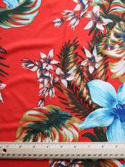 Load image into Gallery viewer, Ohana on Bright Coral Double Brushed Poly