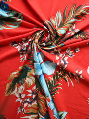 Load image into Gallery viewer, Ohana on Bright Coral Double Brushed Poly