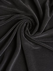 Load image into Gallery viewer, Black Pleated Knit