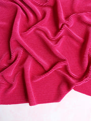 Load image into Gallery viewer, Berry Pink Pleated Knit