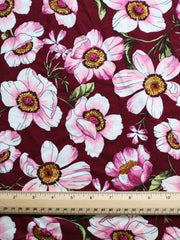 Load image into Gallery viewer, Jo on Wine Double Brushed Poly