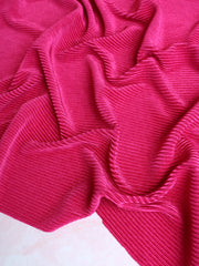 Load image into Gallery viewer, Berry Pink Pleated Knit