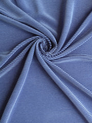 Load image into Gallery viewer, Denim Blue Pleated Knit