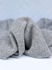 Load image into Gallery viewer, Heather Gray Brushed 2x1 Ribbed Sweater Knit