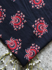 Load image into Gallery viewer, Independence on Navy Wool Dobby