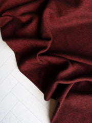 Load image into Gallery viewer, Burgundy | Seawool Tweed Flannel | Robert Kaufman