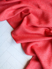 Load image into Gallery viewer, 1YD PRECUT; Red | Seawool Highlands Tweed Flannel | Robert Kaufman