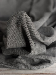 Load image into Gallery viewer, Charcoal 2x2 Rib Tencel Spandex
