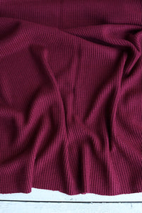 Cranberry Banff Ultra Thick 1x1 Rib Sweater Knit