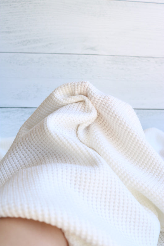 Snow-Kissed Banff Ultra Thick 1x1 Rib Sweater Knit
