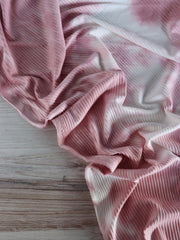Load image into Gallery viewer, Pink Dogwood Tie Dye Yummy Rib Knit