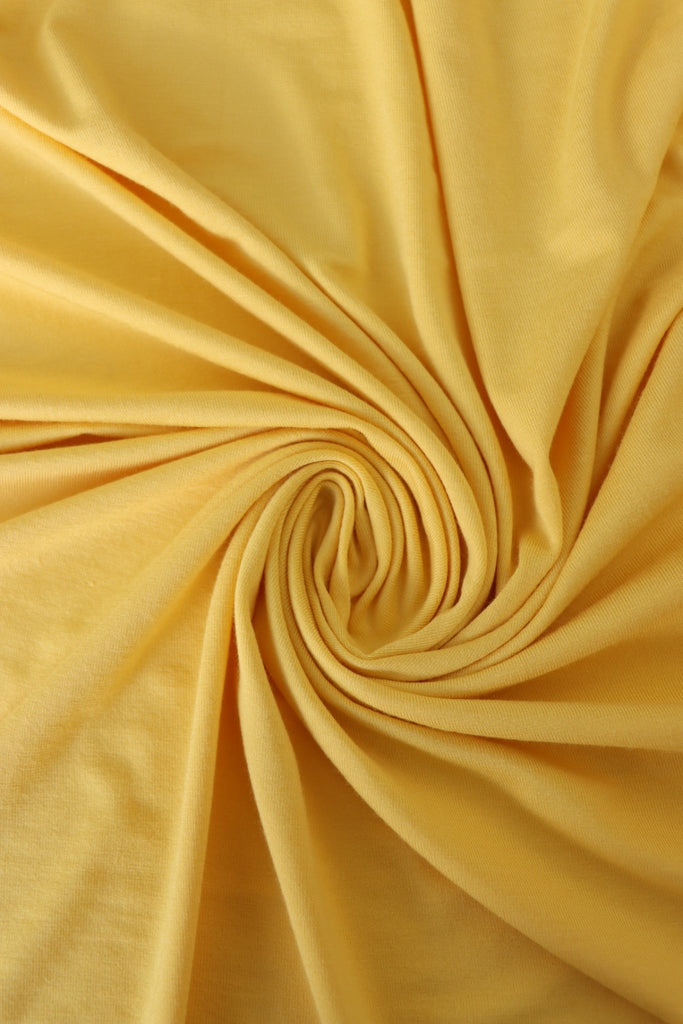 Gold Ultra-Heavy Weight Rayon Spandex Jersey Knit Stretch Fabric
