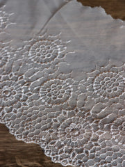 Load image into Gallery viewer, 5YDS Sand Full Circle 6.5" Wide Embroidered Lace Trim