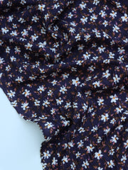 Load image into Gallery viewer, Cassia on Navy Yummy 4x2 Rib Knit