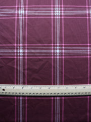 Load image into Gallery viewer, Dark Mauve Plaid Scuba