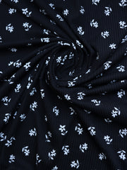 Load image into Gallery viewer, Audrey on Black Yummy 4x2 Rib Knit