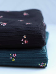 Load image into Gallery viewer, Gina on Black Yummy 8x3 Rib Knit