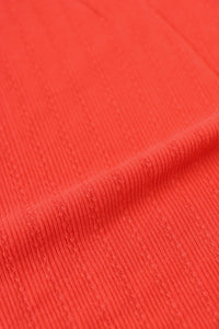 Orange Tomato Bahia Rib Knit