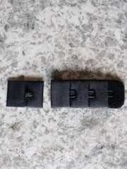 Load image into Gallery viewer, New Black Bra Hook & Eye Back Closure 3x1, 0.75"