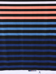 Load image into Gallery viewer, White/Coral/Blue/Navy K-Deer Signature Stripe Athletic Nylon/Spandex