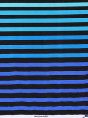 Load image into Gallery viewer, Aqua/Lt Blue/Med Blue/Dk Blue K-Deer Signature Stripe Athletic Nylon/Spandex