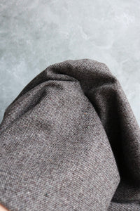 Umber Tweed Wool Coating