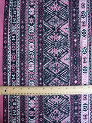 Load image into Gallery viewer, Rose Alexi Vertical Stripe Double Brushed Poly