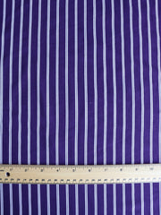 Load image into Gallery viewer, Plum Vertical Stripe Double Brushed Poly