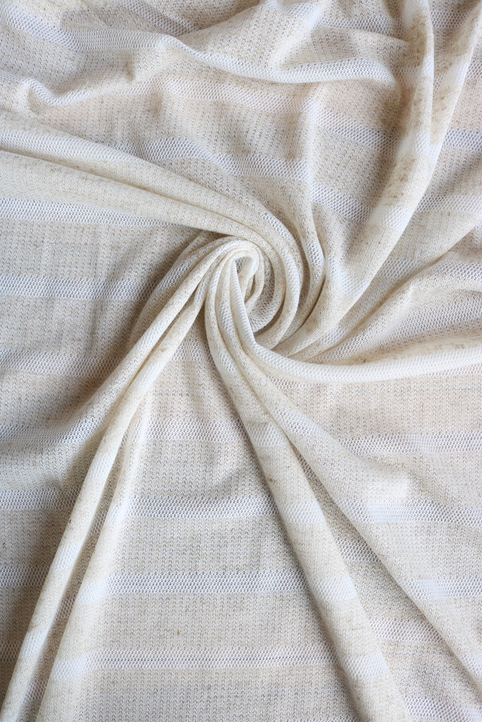 Oatmeal Cotton Jersey Knit Fabric by the Yard 200GSM 