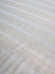 Load image into Gallery viewer, Ivory & Oatmeal Linen Jacquard Sweater Knit