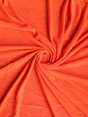 Load image into Gallery viewer, Neon Orange Spun Poly Slub Jersey