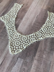 Load image into Gallery viewer, Beige Collar Applique