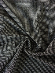 Load image into Gallery viewer, Silver Dazzling Lurex Cube Poly Spandex