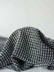 Load image into Gallery viewer, Silver Dazzling Lurex Cube Poly Spandex