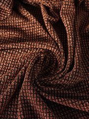 Load image into Gallery viewer, Rose Gold Dazzling Lurex Cube Poly Spandex