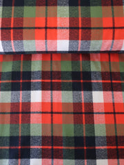 Load image into Gallery viewer, Hot Orange/Navy/Moss Plaid | Mammoth Flannel | Robert Kaufman