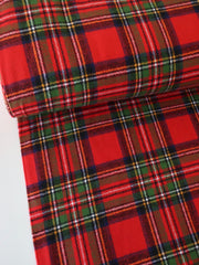 Load image into Gallery viewer, 21IN REMNANT; Red/Green/Navy Plaid | Mammoth Flannel | Robert Kaufman
