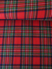 Load image into Gallery viewer, 21IN REMNANT; Red/Green/Navy Plaid | Mammoth Flannel | Robert Kaufman