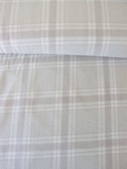 Load image into Gallery viewer, 1YD 34IN REMNANT; Bone & Ivory Plaid | Mammoth Flannel | Robert Kaufman