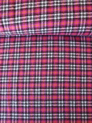 Load image into Gallery viewer, Fuchsia/Black/Ivory Plaid | Mammoth Flannel | Robert Kaufman