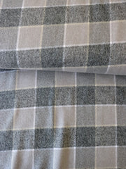 Load image into Gallery viewer, Platinum/Charcoal/Ivory Plaid | Mammoth Flannel | Robert Kaufman