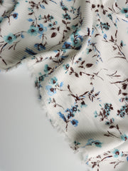 Load image into Gallery viewer, Irina (Blue) On Ivory Yummy Rib Knit