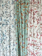 Load image into Gallery viewer, Irina (Blue) On Ivory Yummy Rib Knit