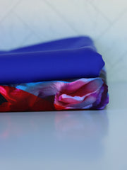 Load image into Gallery viewer, Floral Transformation & Royal Matte Swim Bundle | 1/2YD Each