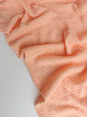 Load image into Gallery viewer, Pastel Peach Smocked Jersey Knit